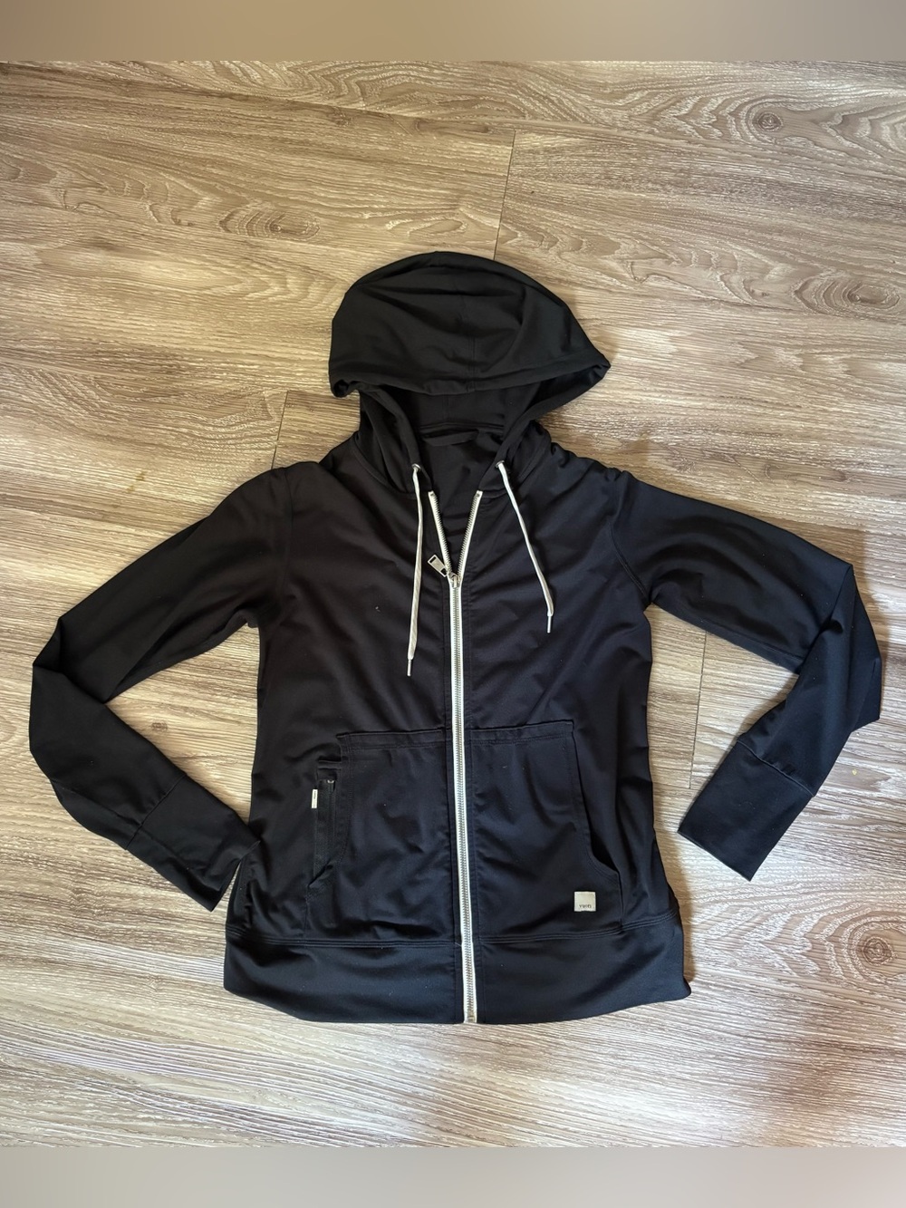 Vuori 2.0 XS dream knit halo performance hoodie zip up